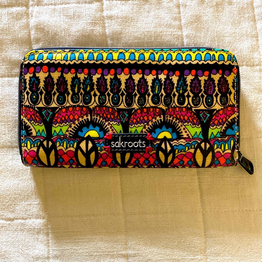 Sakroots Zip Around Wallet